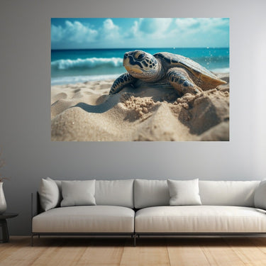 Realistic Turtle Painting